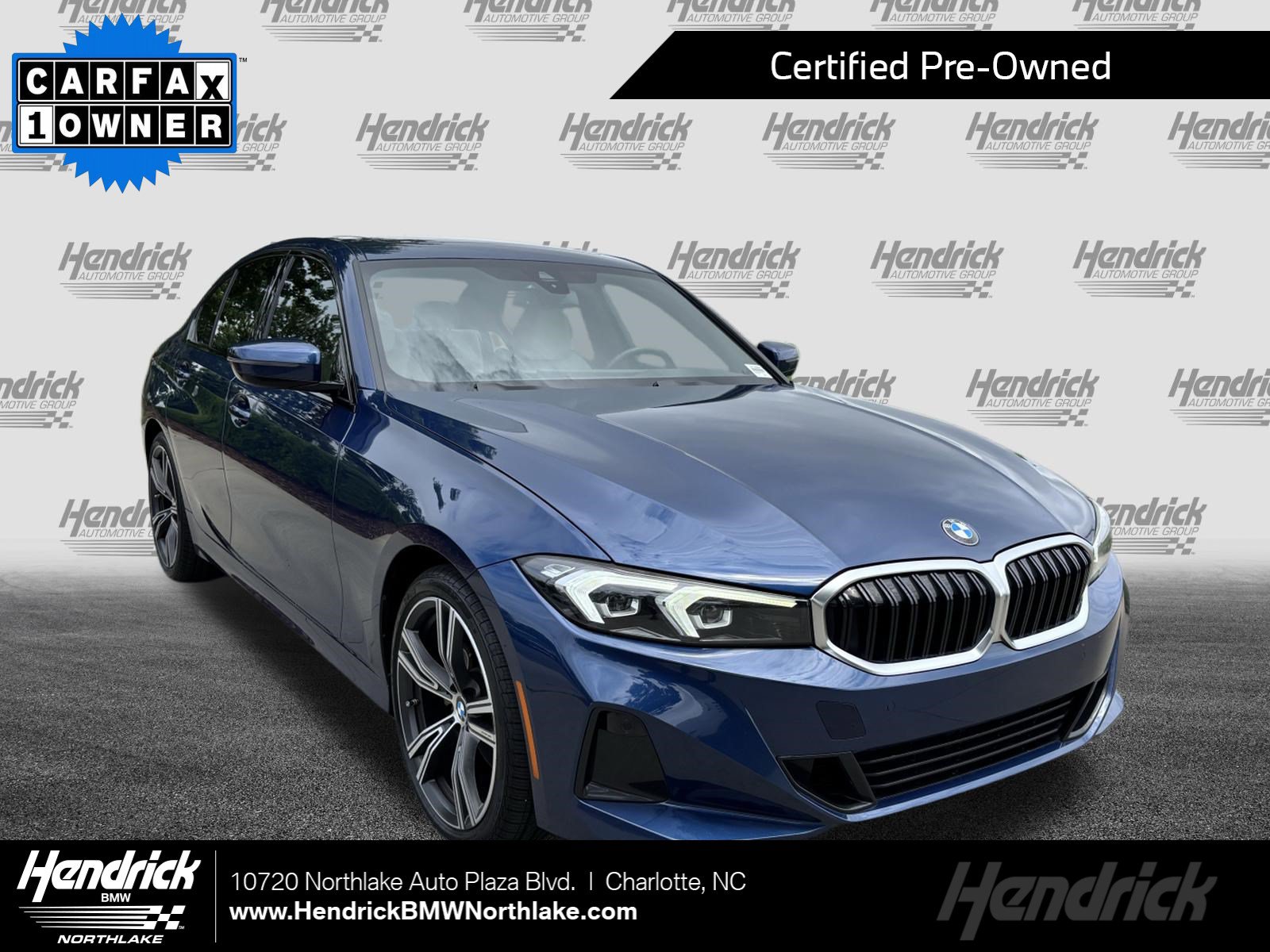 Certified 2023 BMW 330i Sedan w/ Driving Assistance Package RWD image 1