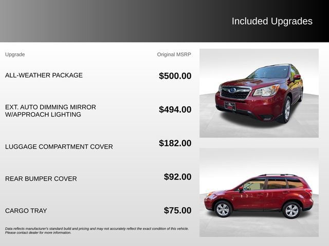 Used 2014 Subaru Forester 2.5i Premium w/ All-Weather Package AWD/4WD image 9