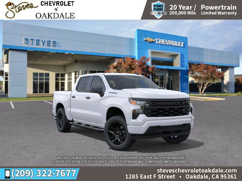 New 2026 Chevrolet Silverado 1500 Custom w/ Turbomax Blackout Package