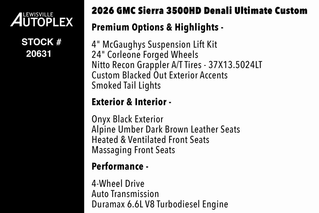 Used 2026 GMC Sierra 3500 Denali Ultimate image 2