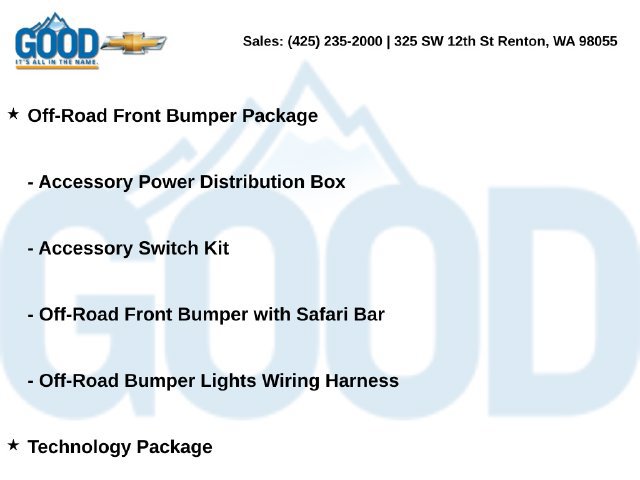 New 2026 Chevrolet Colorado ZR2 w/ Off-Road Front Bumper Package AWD/4WD image 15