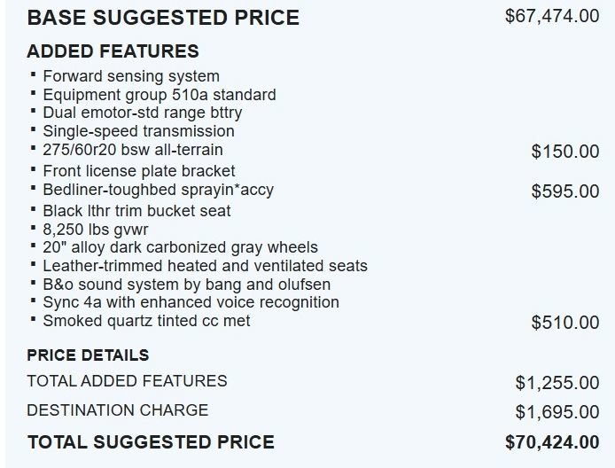 Used 2022 Ford F150 Lightning Lariat AWD/4WD image 20