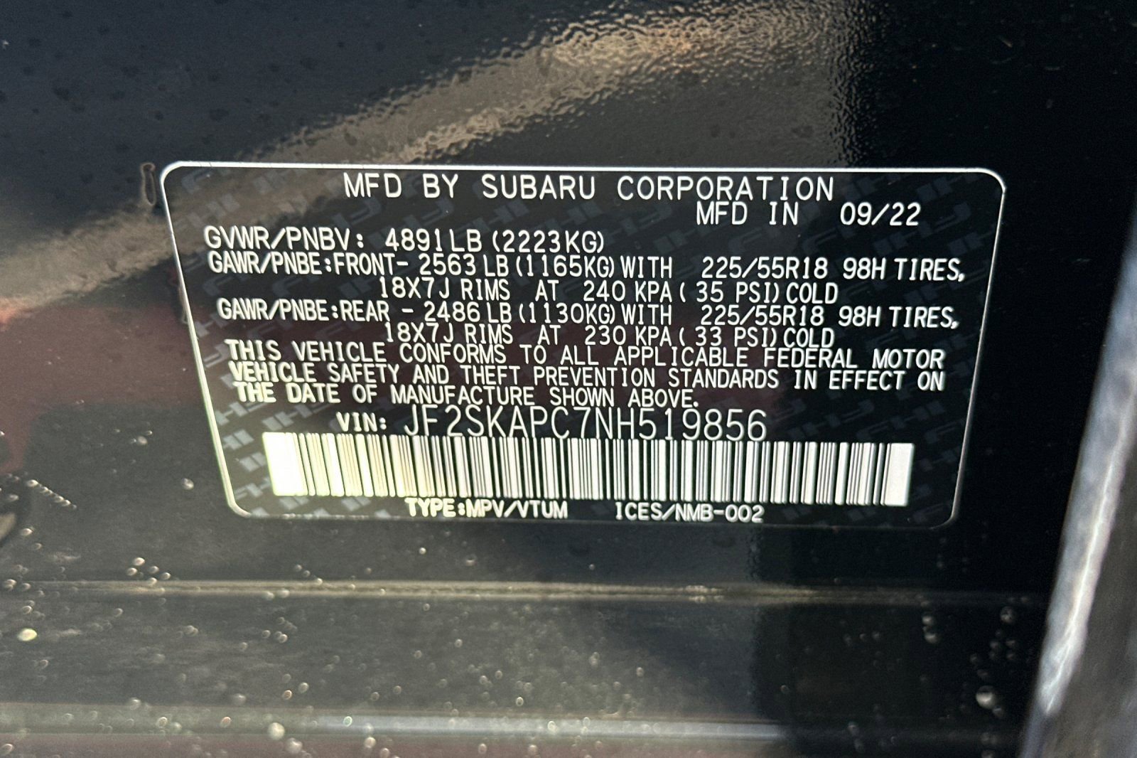 Certified 2022 Subaru Forester Limited w/ Popular Package #2 image 31