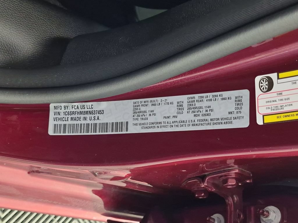 Used 2021 RAM 1500 Limited AWD/4WD image 43