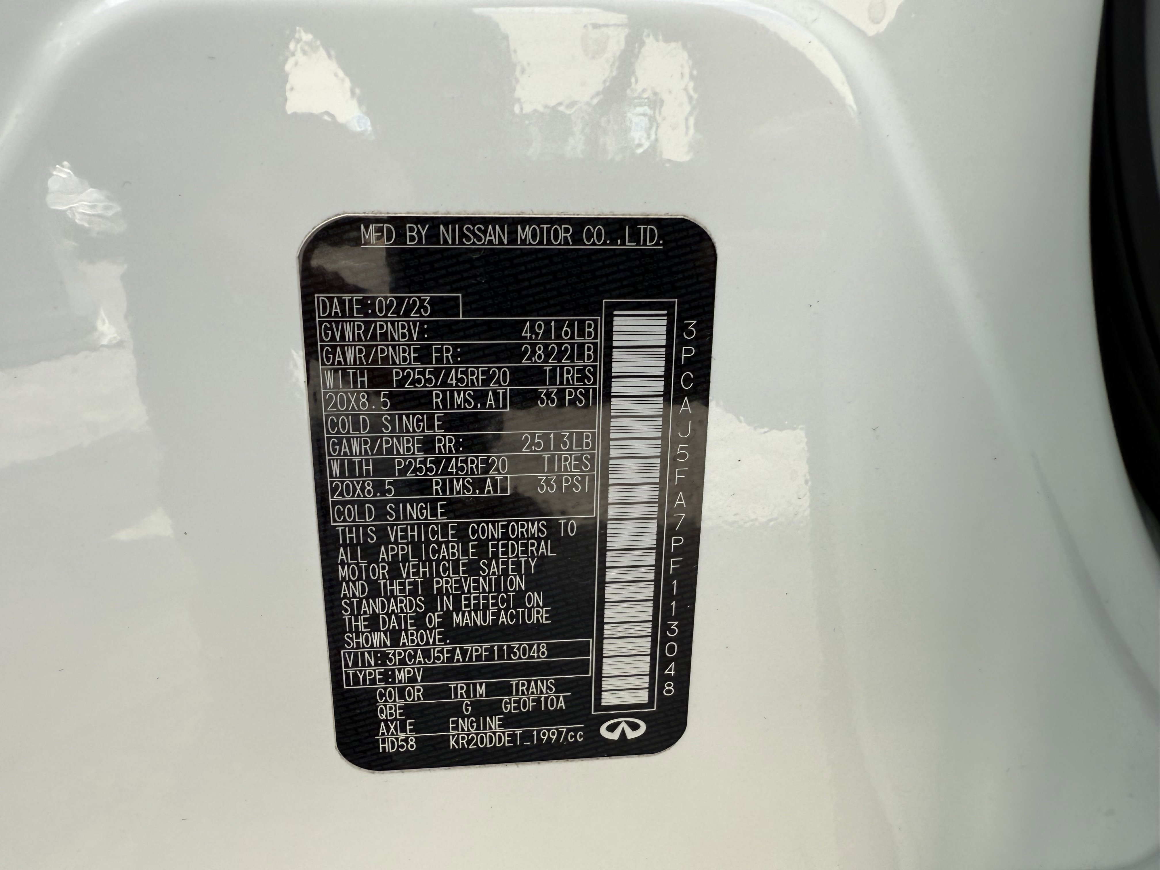 Certified 2023 INFINITI QX50 Sport FWD image 27