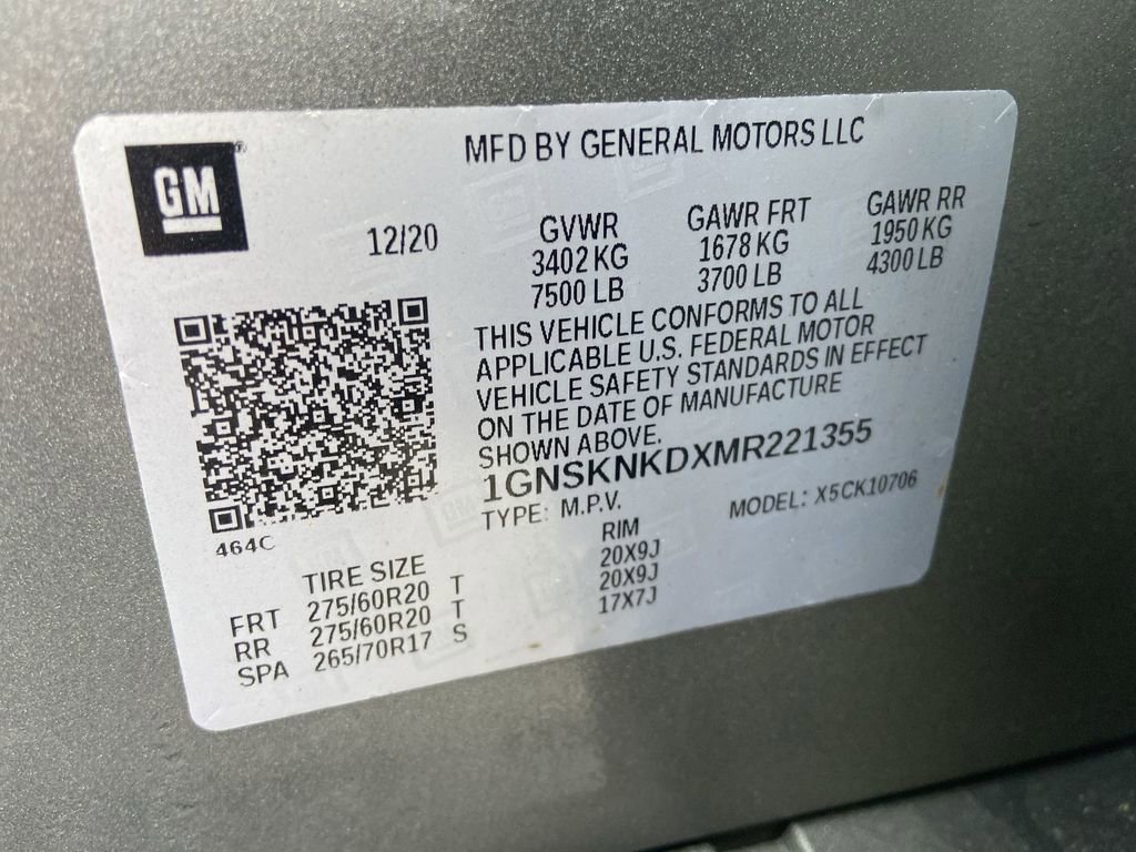 Certified 2021 Chevrolet Tahoe LT w/ LT Signature Package image 35