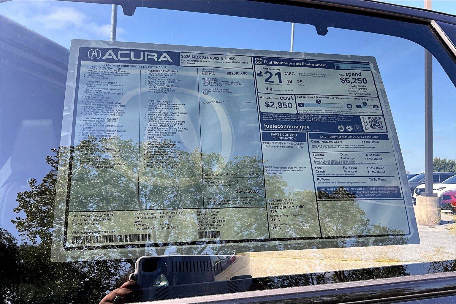 New 2026 Acura MDX A-Spec image 29