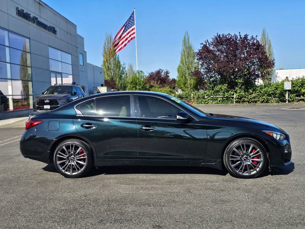 Used 2023 INFINITI Q50 Red Sport 400 w/ Black Opal Edition AWD/4WD image 8