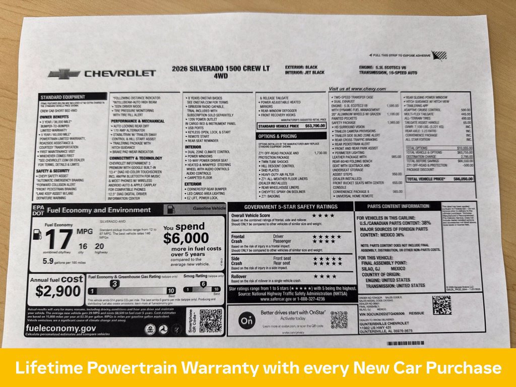 New 2026 Chevrolet Silverado 1500 LT AWD/4WD image 31