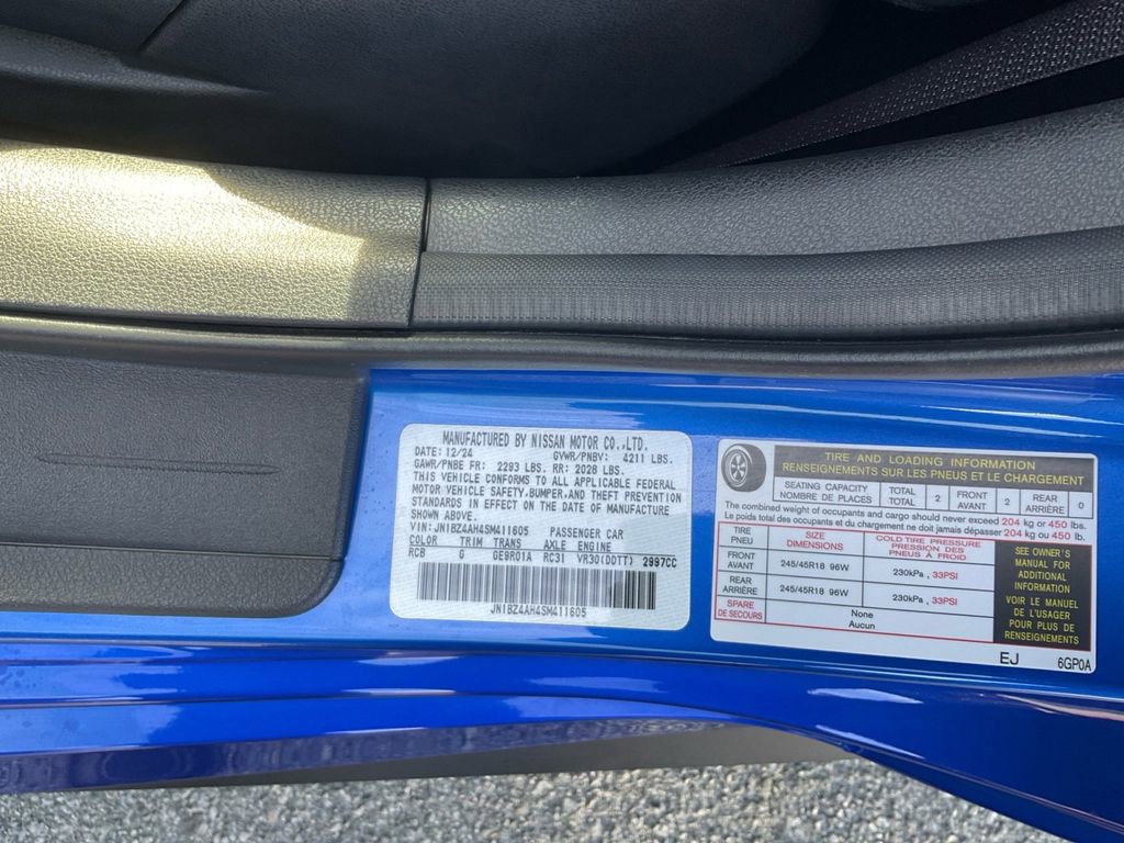 Used 2025 Nissan Z Sport w/ Floor Mat Package image 34
