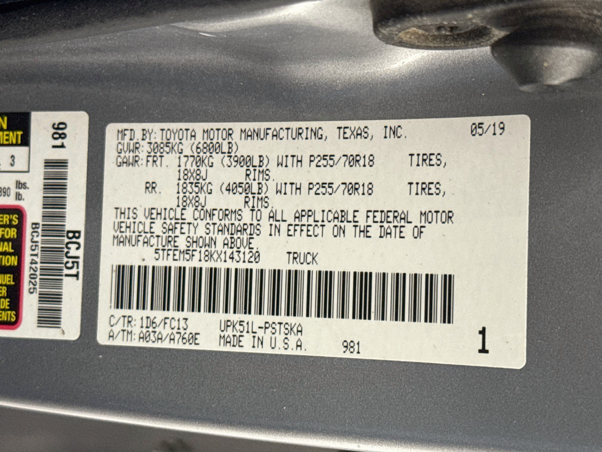 Used 2019 Toyota Tundra SR5 RWD image 37