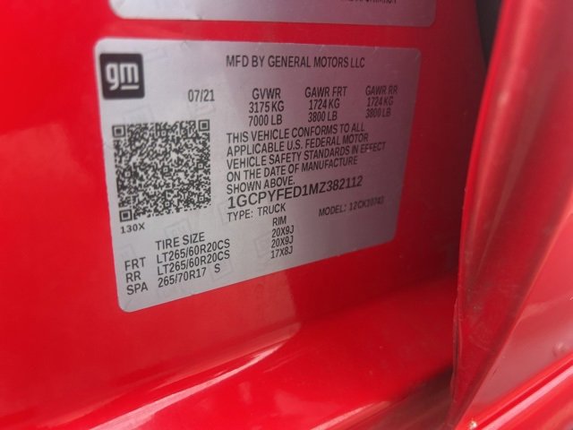 Used 2021 Chevrolet Silverado 1500 LT Trail Boss w/ Bed Protection Package image 35