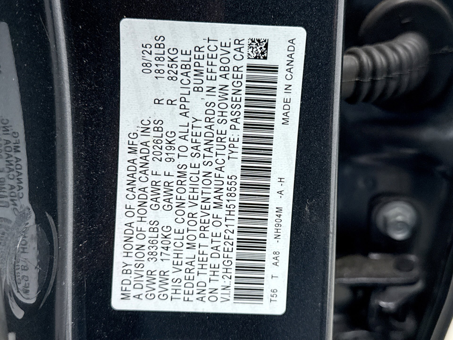 Used 2026 Honda Civic LX image 8