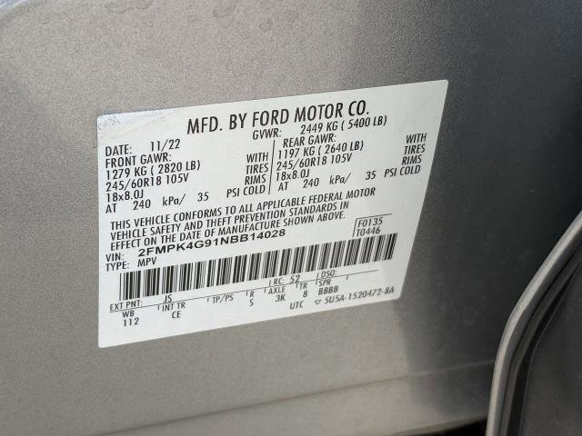 Certified 2022 Ford Edge SE AWD/4WD image 31