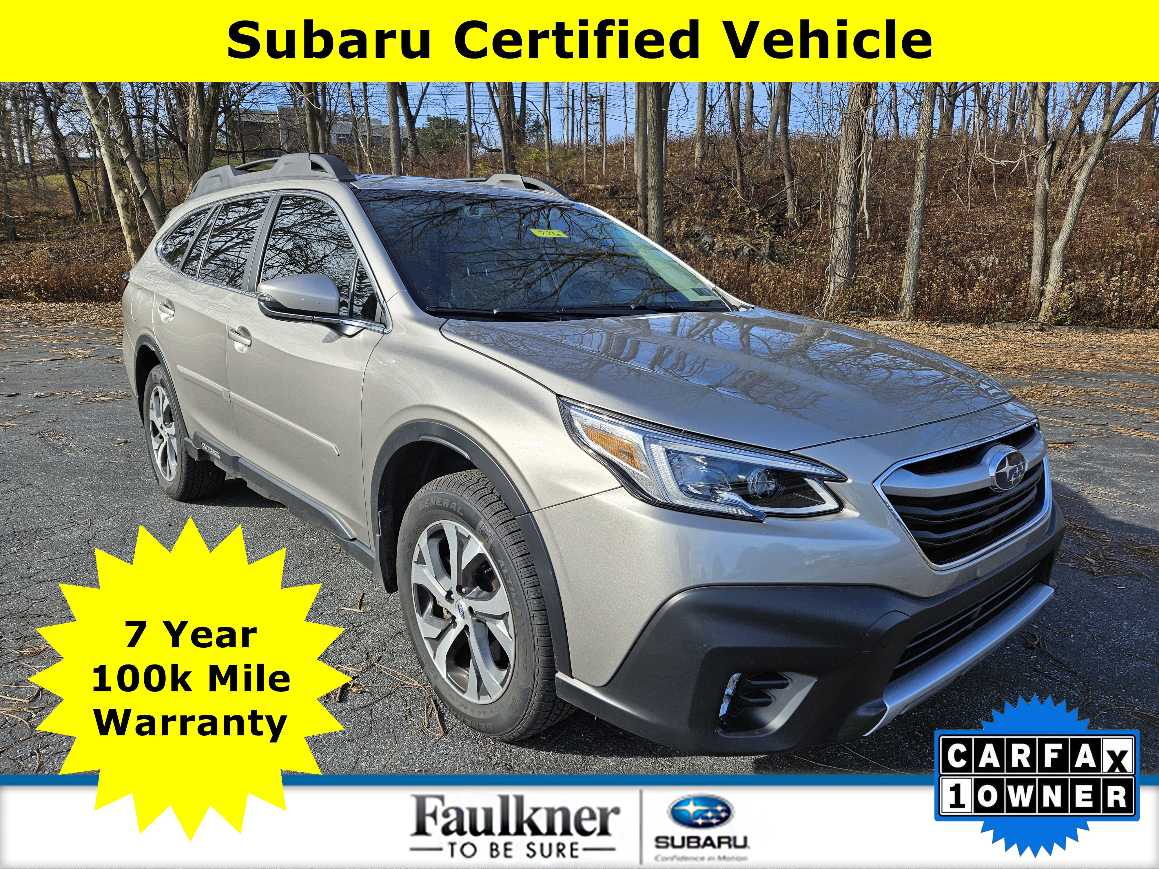 Certified 2020 Subaru Outback Limited XT image 1