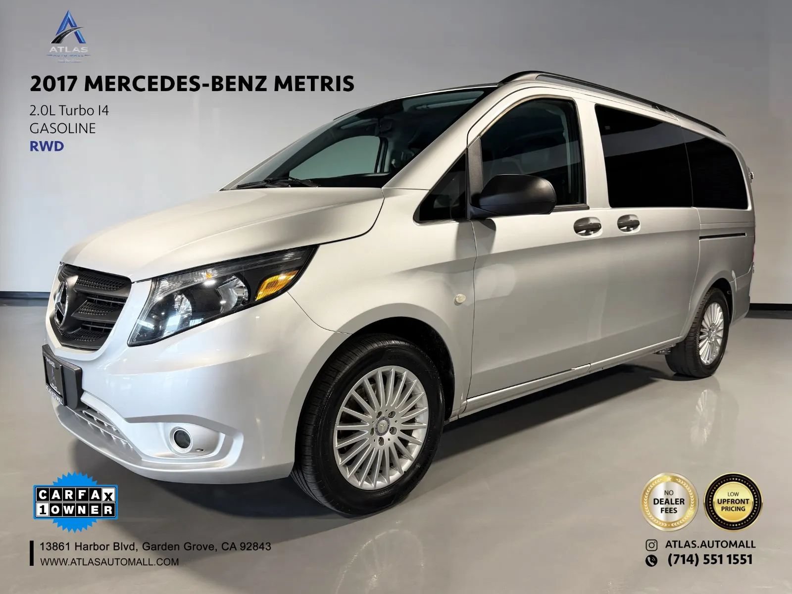 Used 2017 Mercedes-Benz Metris Passenger w/ Driver Efficiency Package