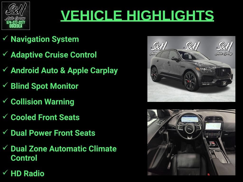 Used 2020 Jaguar F-PACE S AWD/4WD image 3