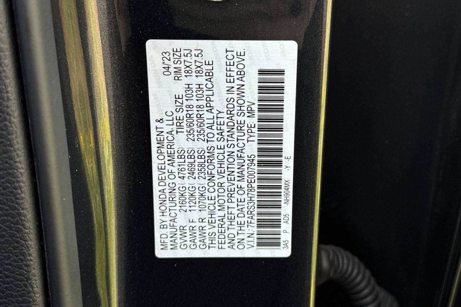 Certified 2023 Honda CR-V EX-L image 22