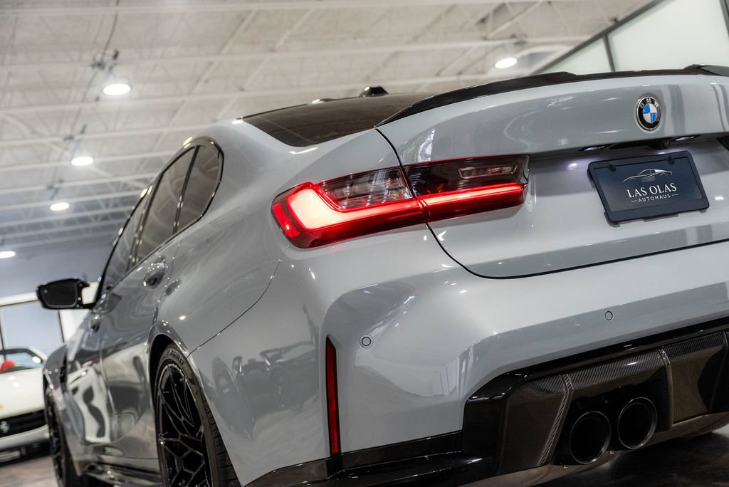 Used 2024 BMW M3 Competition w/ M Carbon Exterior Package RWD image 30