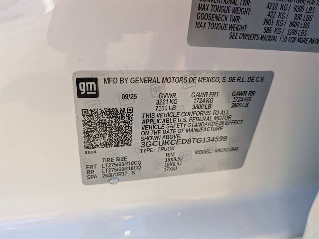 New 2026 Chevrolet Silverado 1500 Custom Trail Boss image 25