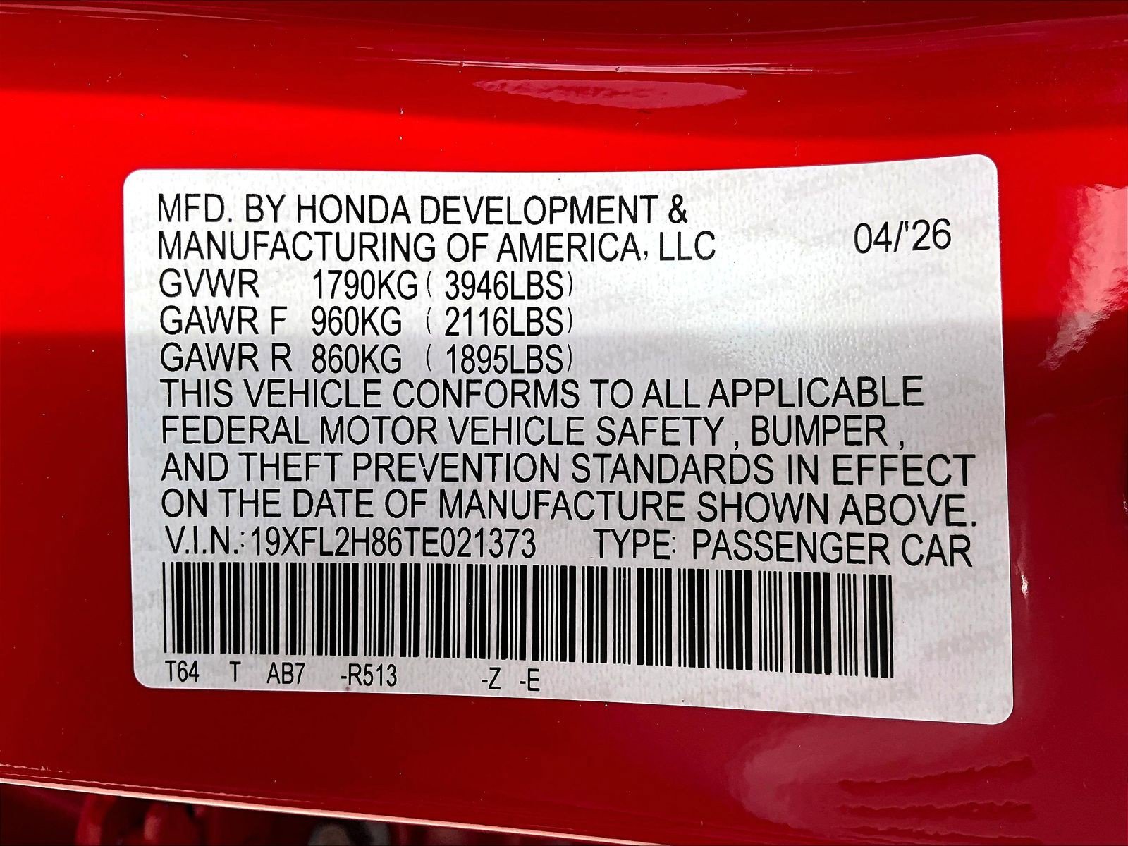 New 2026 Honda Civic Sport image 23