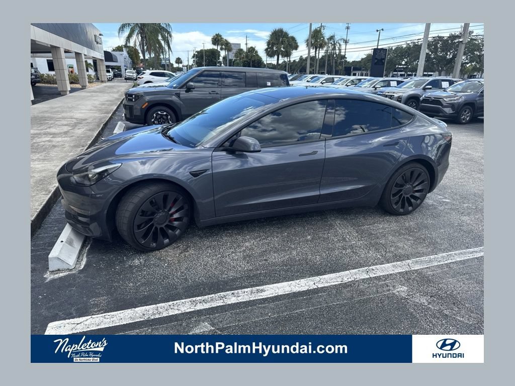 Used 2023 Tesla Model 3 Performance AWD/4WD image 1