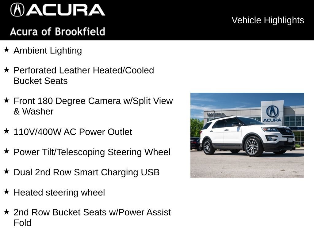 Used 2017 Ford Explorer Sport w/ Equipment Group 401A AWD/4WD image 20