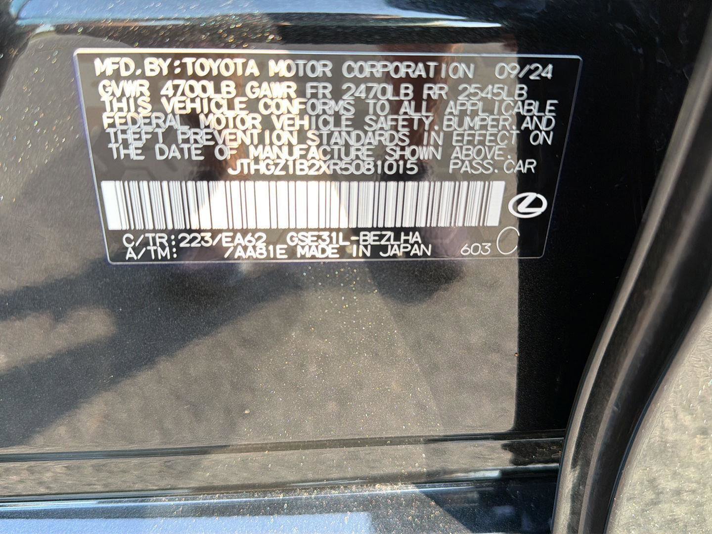 Certified 2024 Lexus IS 350 F Sport w/ Navigation Package RWD image 43