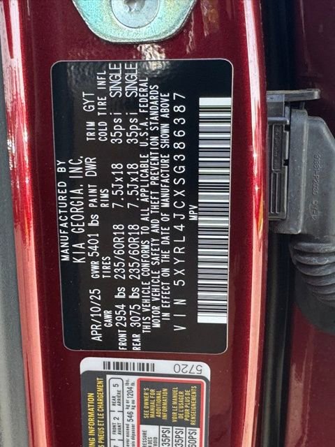 Used 2025 Kia Sorento S w/ Panoramic Sunroof Package image 41