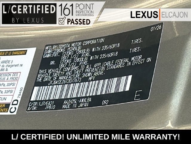 Certified 2026 Lexus NX 350h AWD w/ Accessory Package (2T) image 37