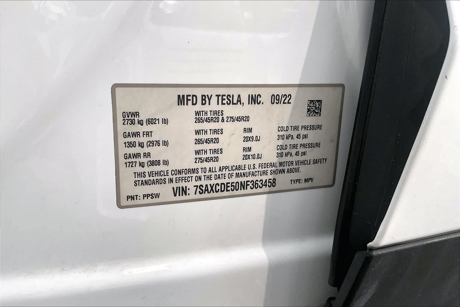 Used 2022 Tesla Model X AWD/4WD image 34