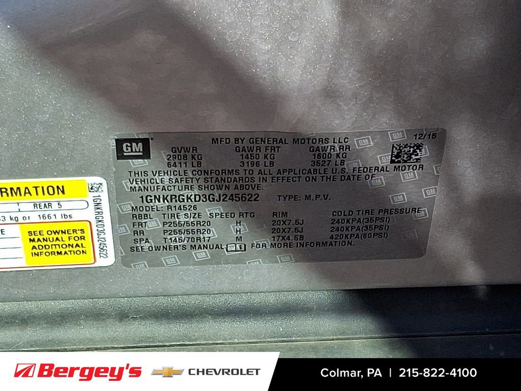 Certified 2016 Chevrolet Traverse LT w/ Style and Technology Package FWD image 31