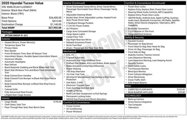Used 2020 Hyundai Tucson Value AWD/4WD image 5
