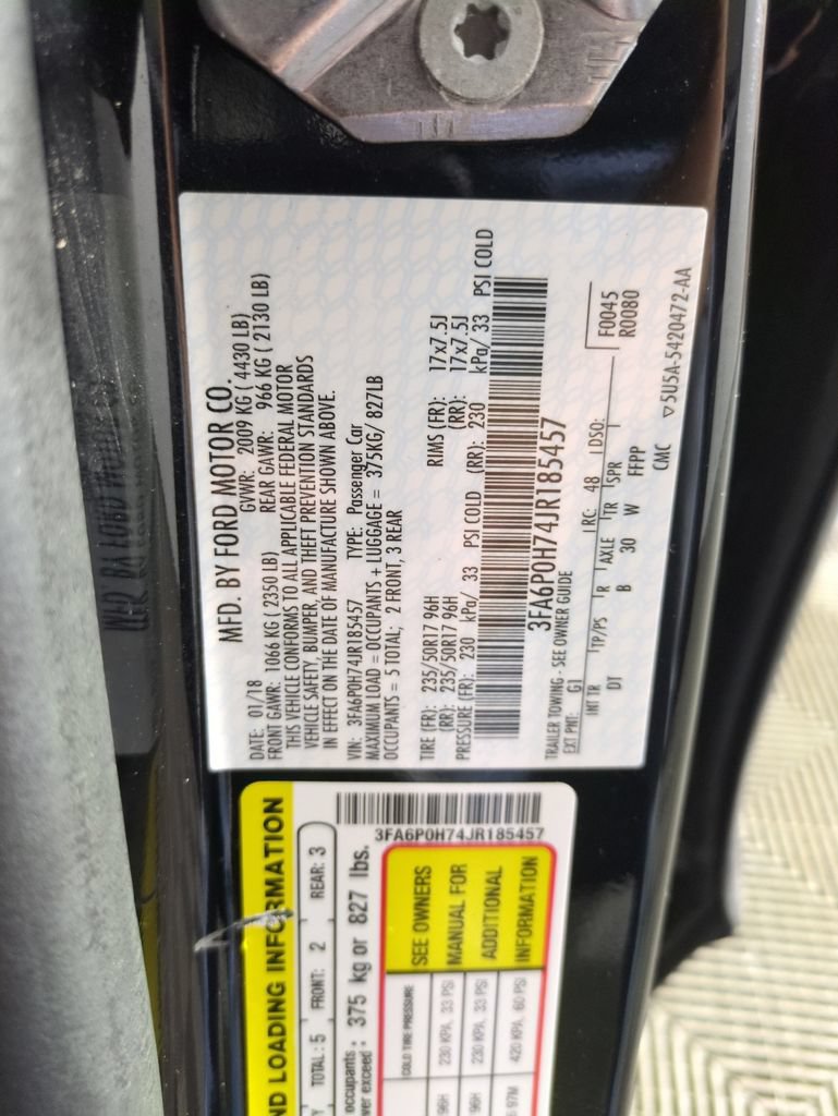 Used 2018 Ford Fusion SE w/ Fusion SE Technology Package FWD image 30