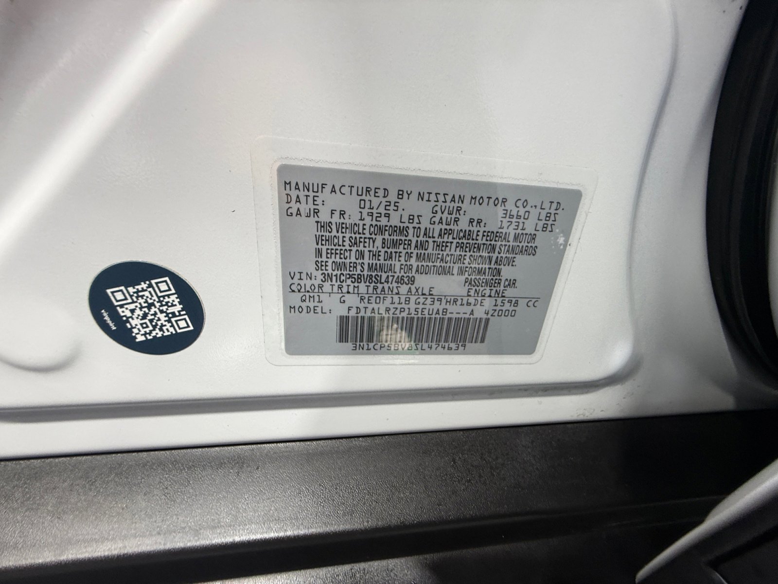 Certified 2025 Nissan Kicks Play S FWD image 25