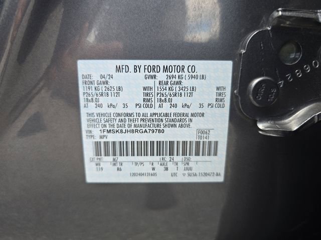 Used 2024 Ford Explorer Timberline w/ Timberline Technology Package image 33