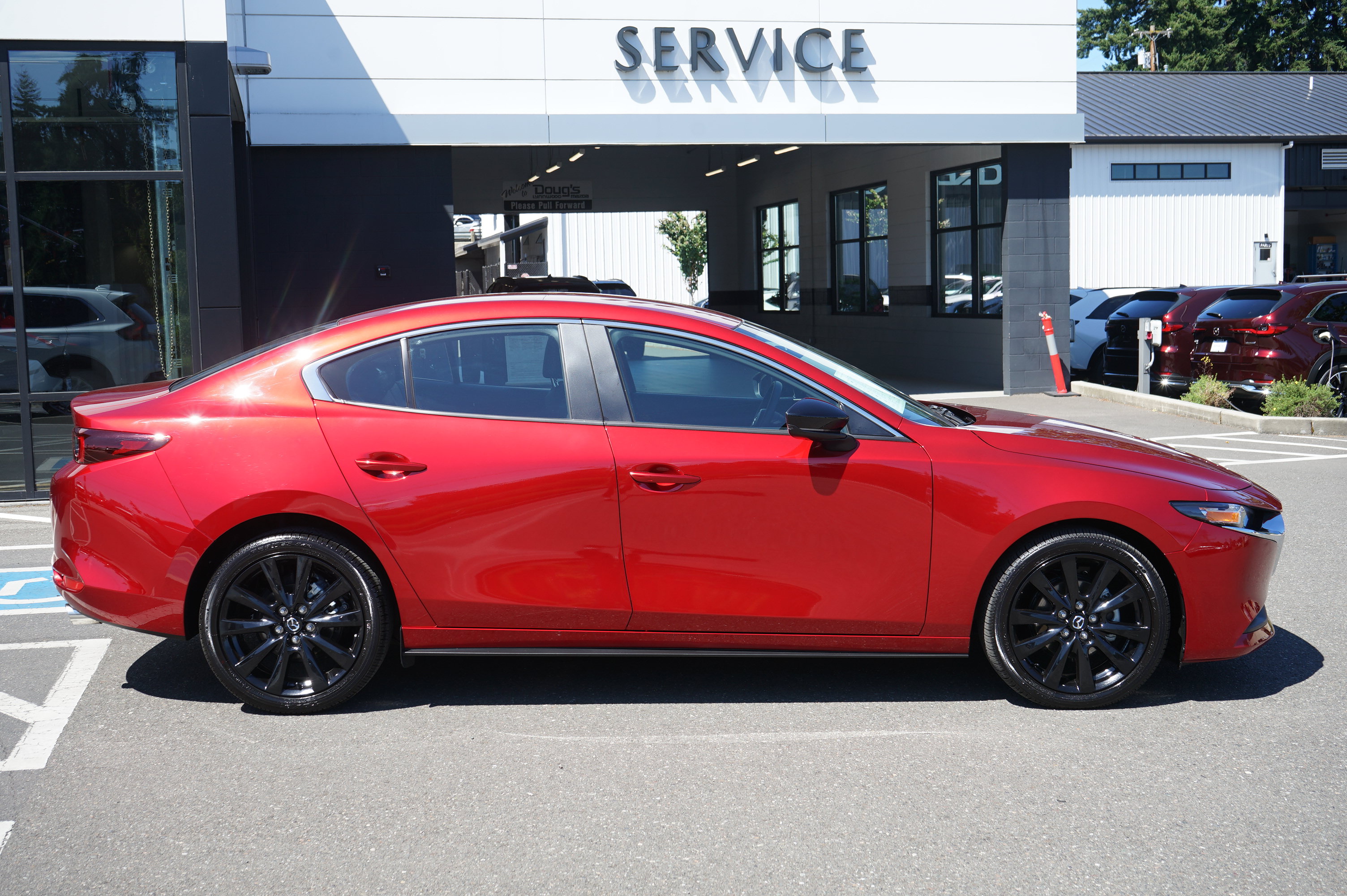 Certified 2025 MAZDA MAZDA3 s FWD image 2