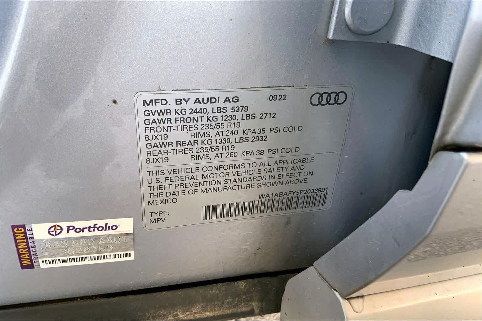 Used 2023 Audi Q5 2.0T Premium w/ Convenience Package AWD/4WD image 34