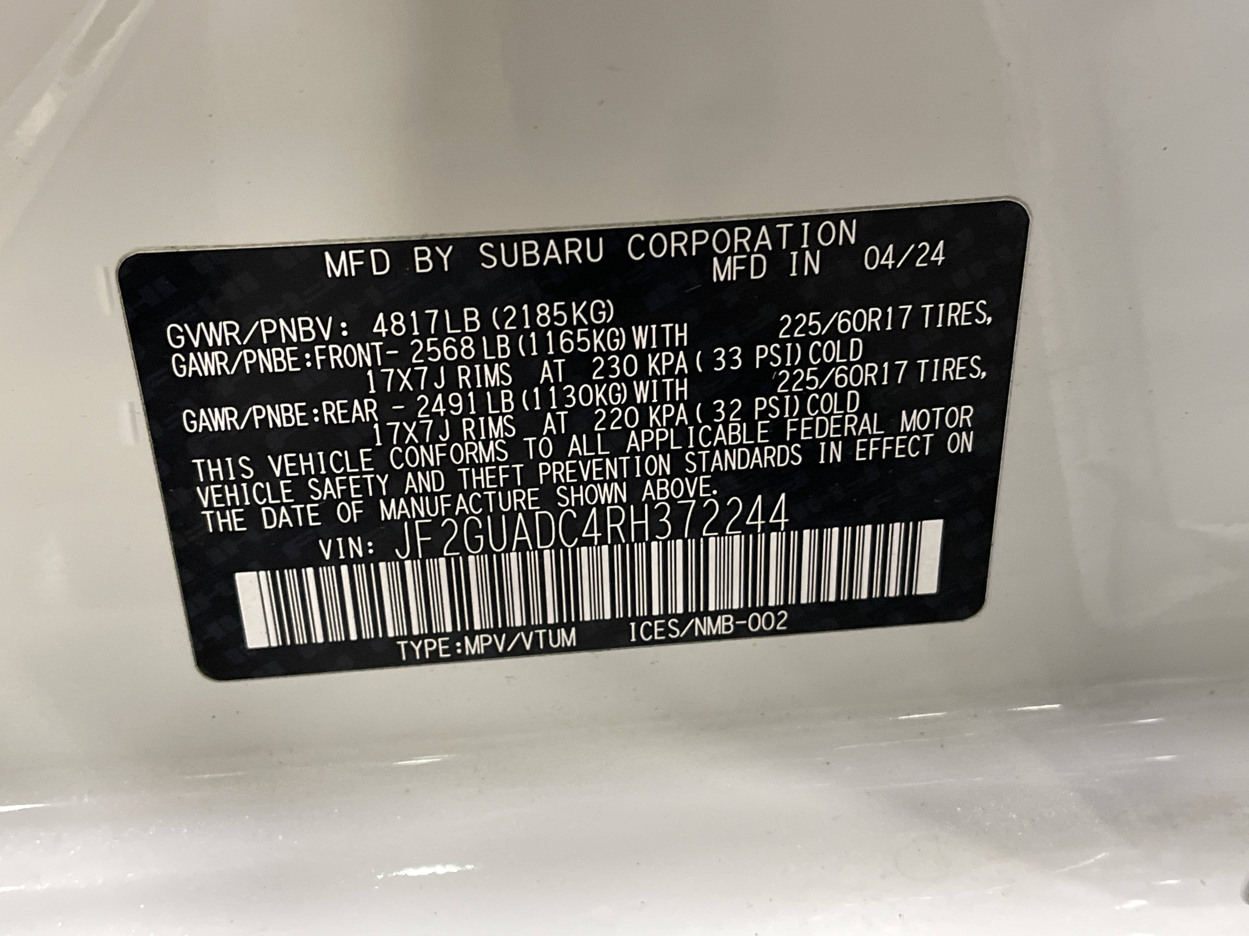 Used 2024 Subaru Crosstrek 2.0i Premium image 27