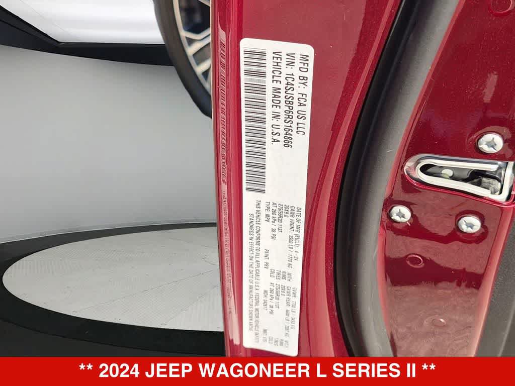 Used 2024 Jeep Wagoneer L Series II w/ Flexible Seating Group AWD/4WD image 37