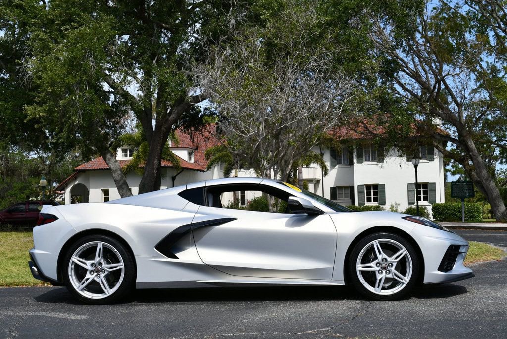 Used 2024 Chevrolet Corvette Stingray Coupe w/ Chrome Exterior Badge Package RWD image 26