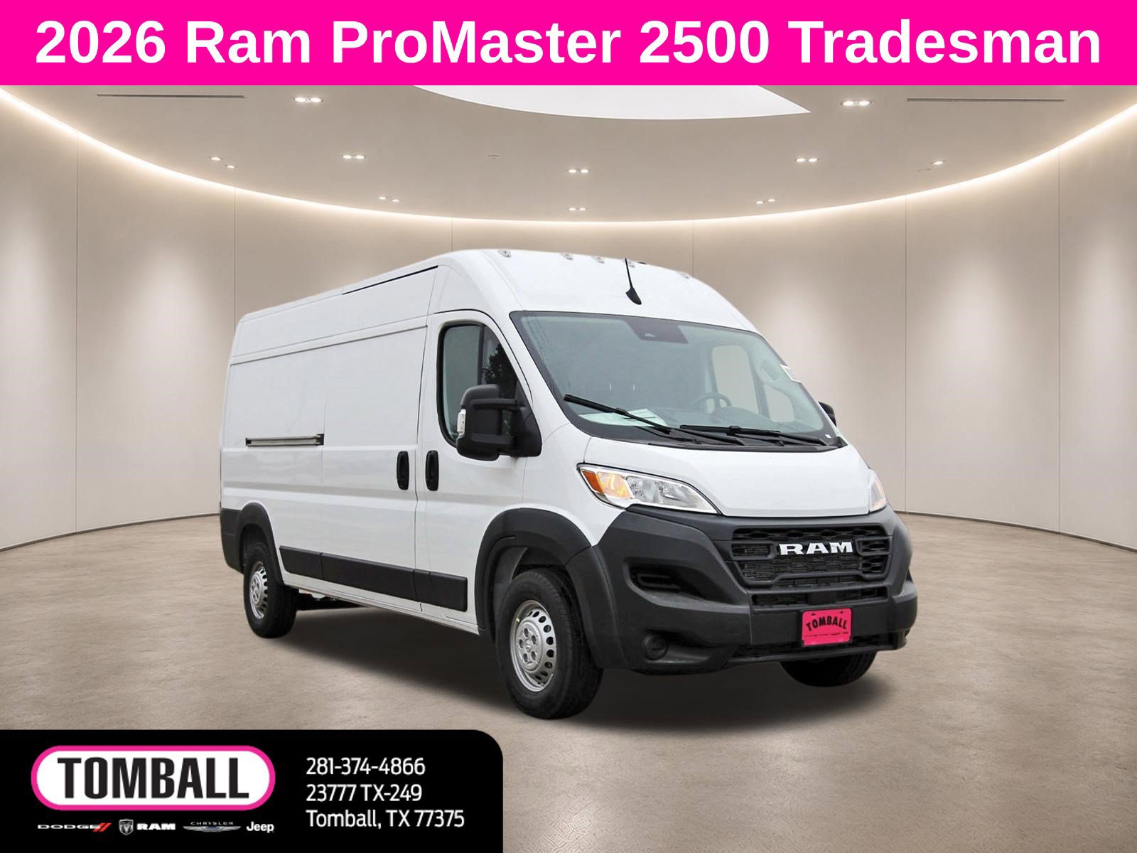 New 2026 RAM ProMaster 2500 w/ Power Group