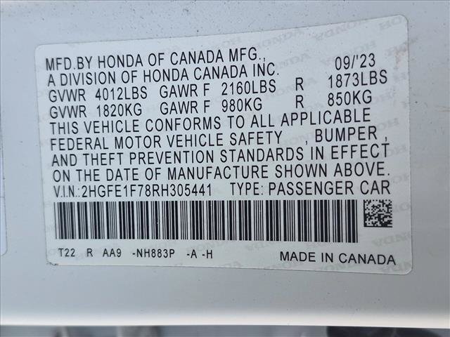 Used 2024 Honda Civic EX image 24