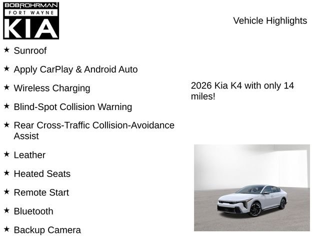 New 2026 Kia K4 GT-Line image 7