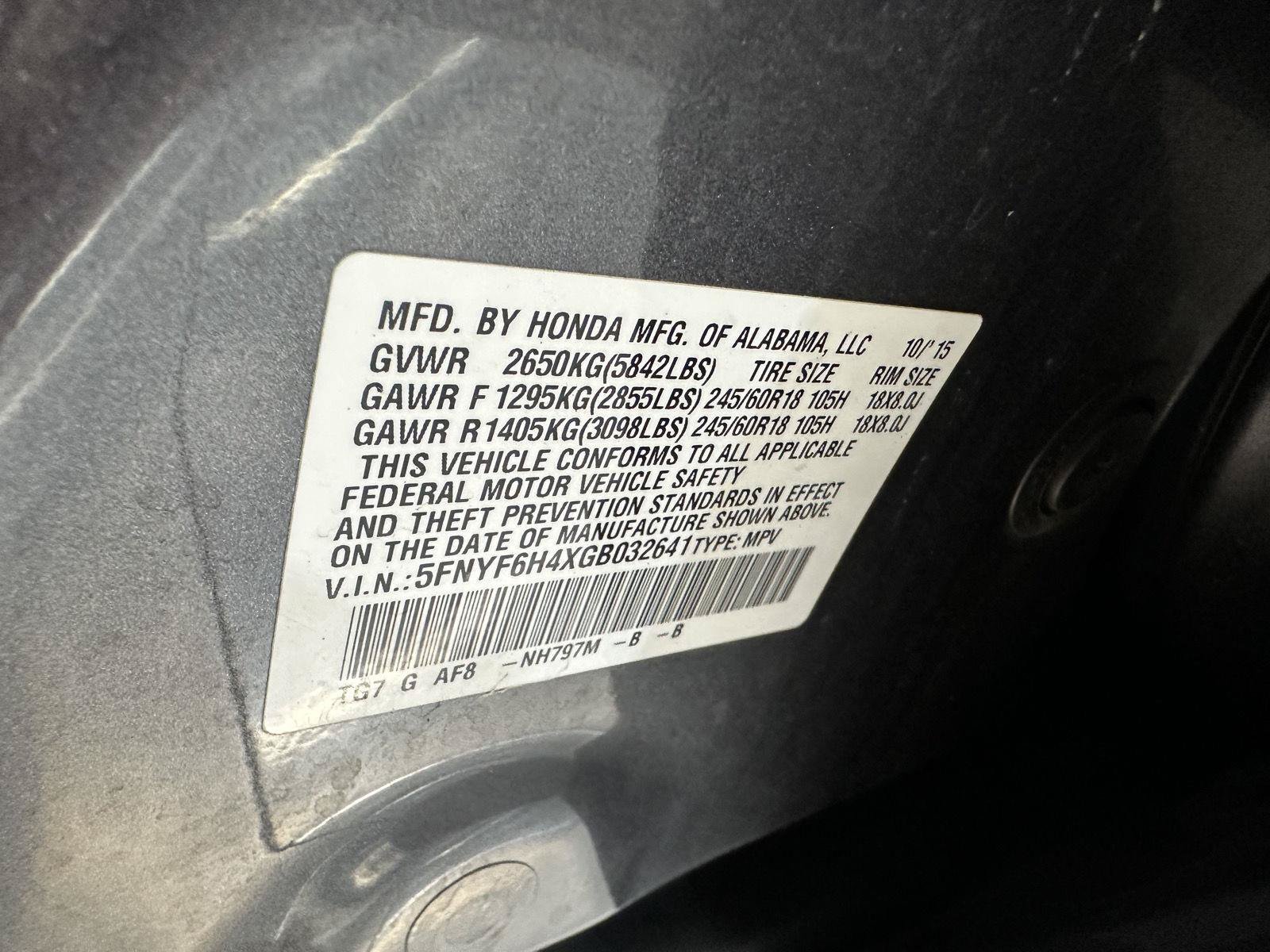 Used 2016 Honda Pilot EX image 13