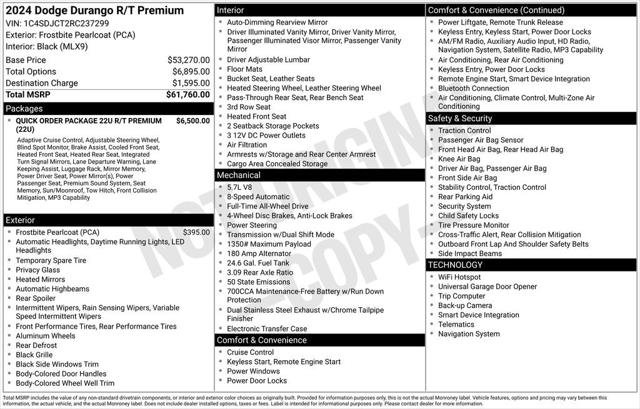 Certified 2024 Dodge Durango R/T AWD/4WD image 13
