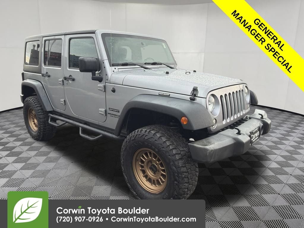 Used 2016 Jeep Wrangler Unlimited Sport w/ Quick Order Package 24S