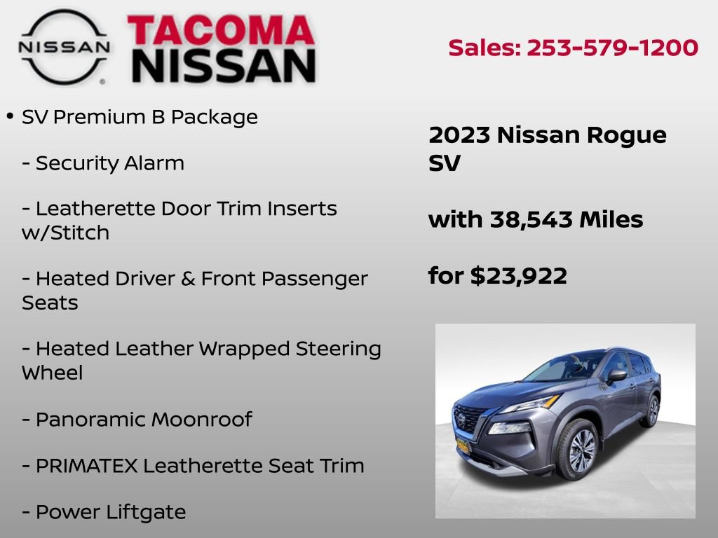 Used 2023 Nissan Rogue SV w/ SV Premium B Package image 6