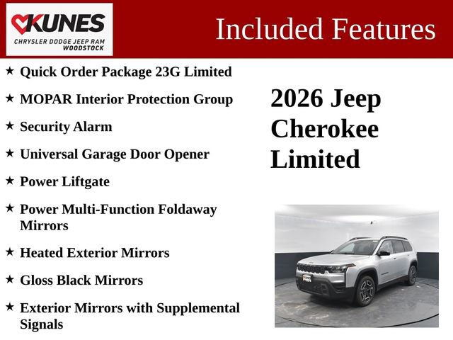 New 2026 Jeep Cherokee Limited image 3