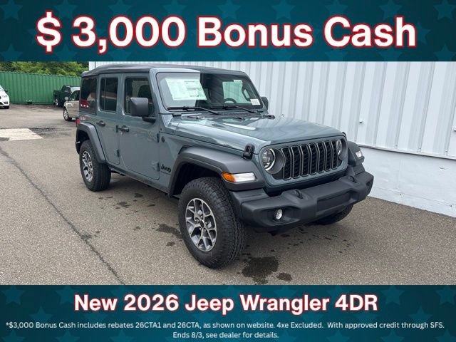 New 2026 Jeep Wrangler Unlimited Sport